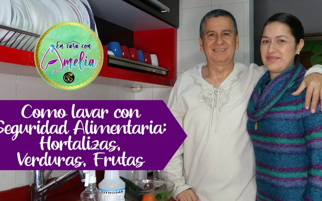 Como lavar Hortalizas, Verduras, Frutas