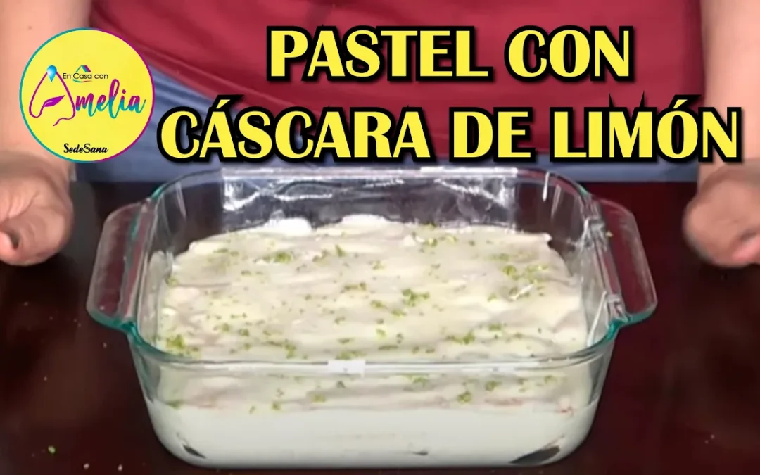 Pastel con cascara de limón