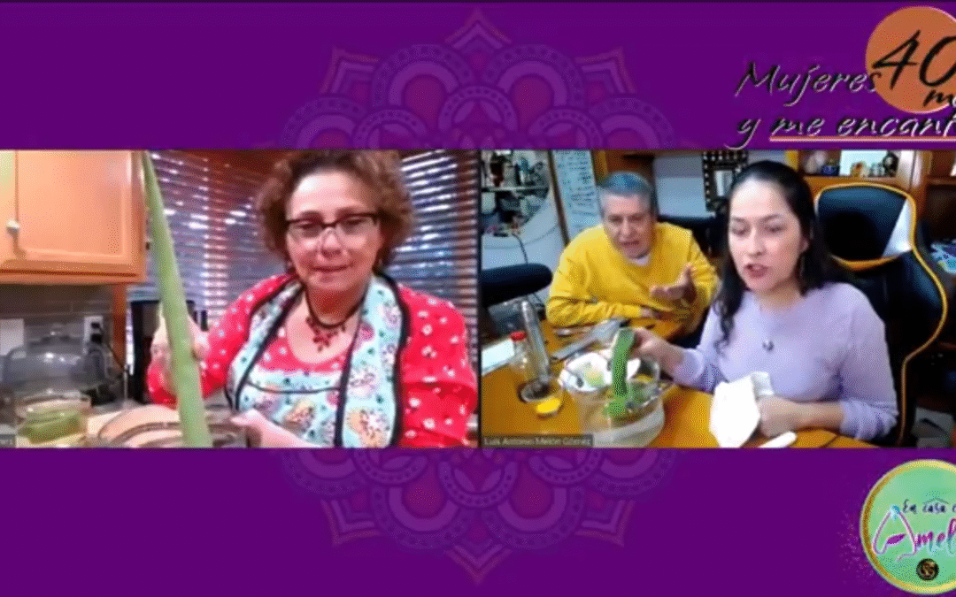 ENSEÑÁNDOLE A NANCY A HACER EL BIOGEL Y AGUA GELICAL- MUJERES 40 MÁS Y ME ENCANTA _ ECA