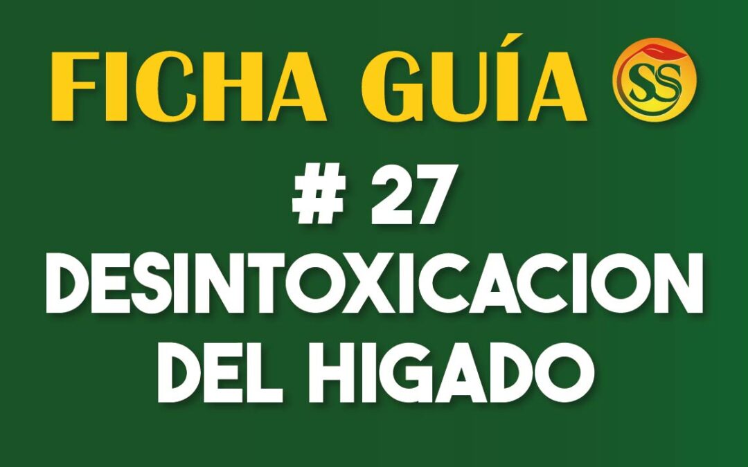 FICHA-GUÍA # 27 – DESINTOXICACIÓN DEL HÍGADO – MARZO-2024