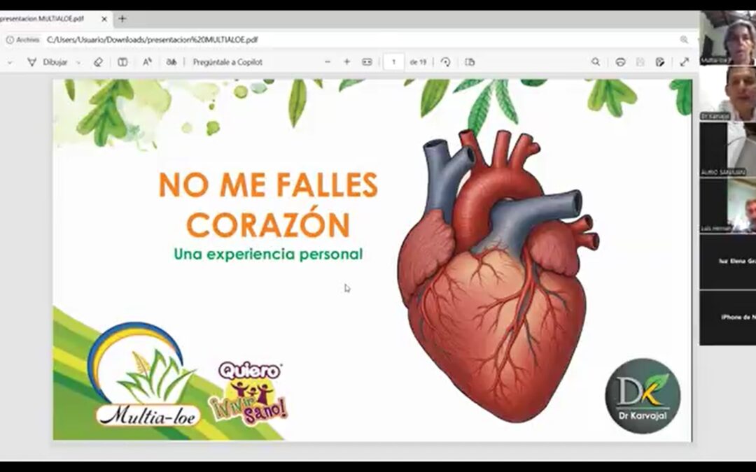 DR JESUS KARVAJAL. NI ME FALLES CORAZON. UNA EXPERIENCIA PERSONAL