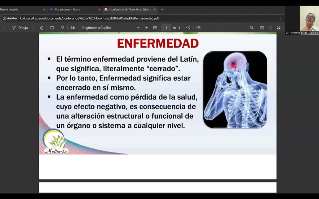 LA SALUD VS. LA ENFERMEDAD – DR FLORENTINO LUCAS